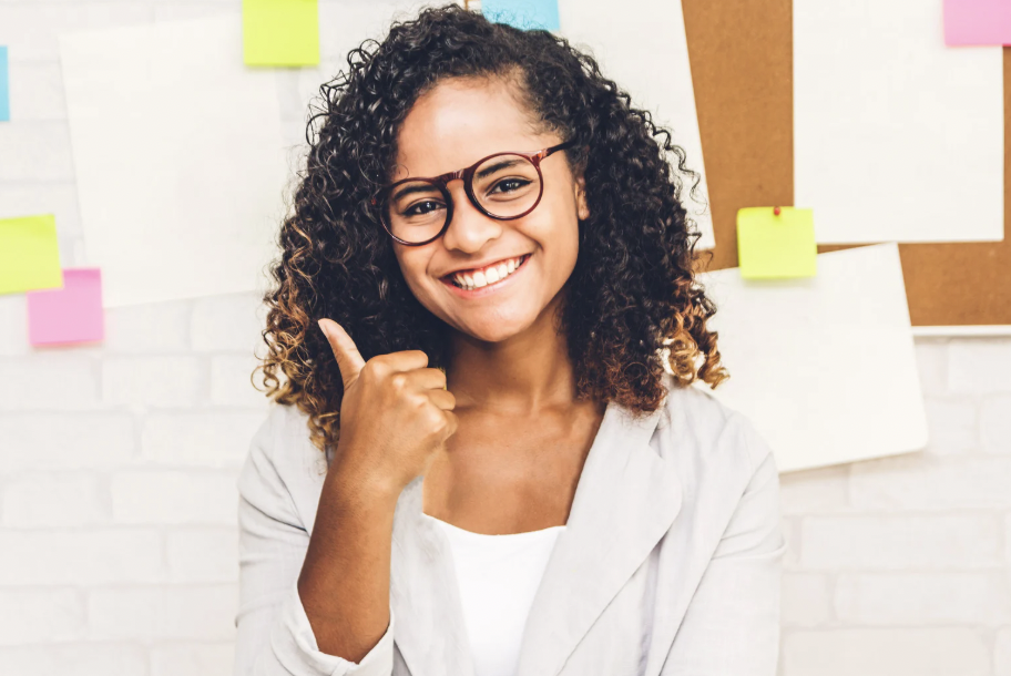 Women earning her IBT certificate