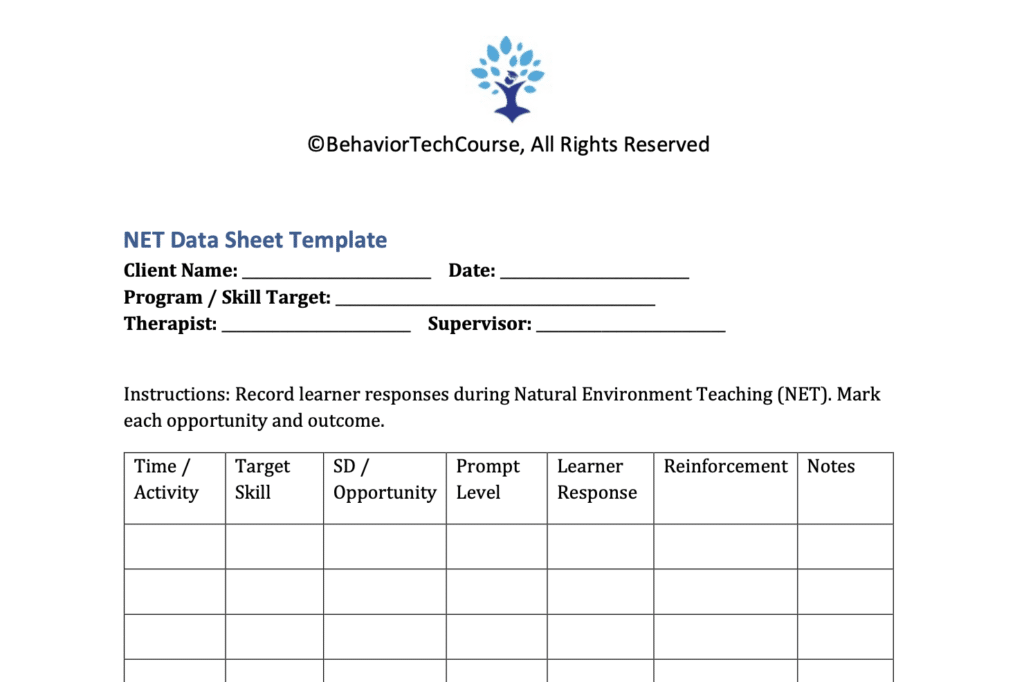 Free NET data sheet